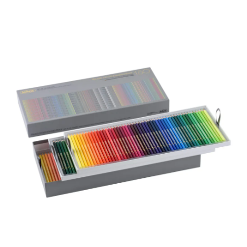 Holbein Artists' 150 Colored Pencil Set in Paper Box - 100 Standard + 50 Pastel Tone