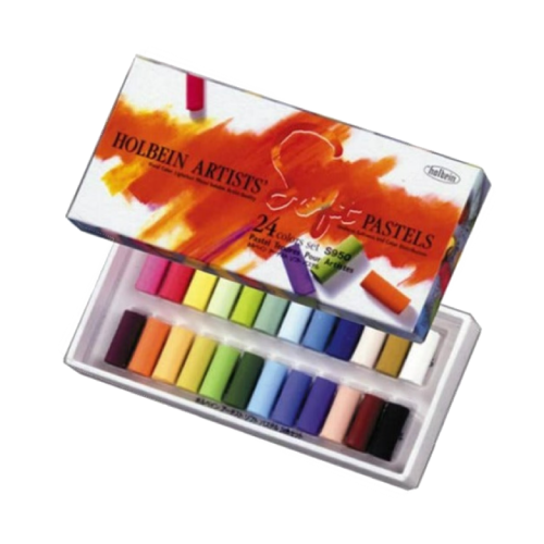 Holbein Soft Pastel 24 Colors Set in Paper Box