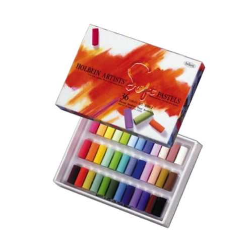Holbein Soft Pastel 36 Colors Set in Paper Box