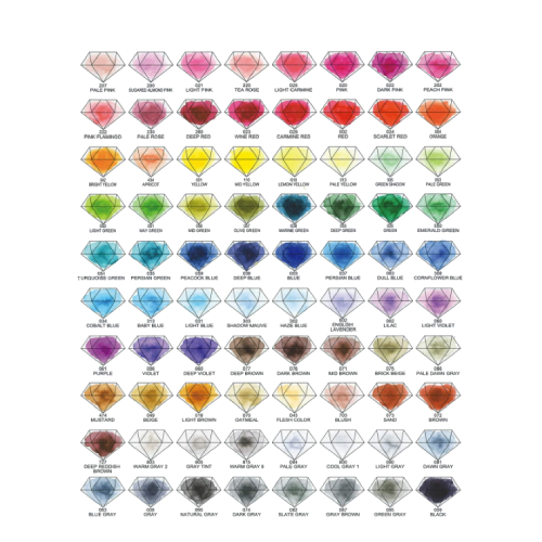 Kuretake Art & Graphic Brush – 0,8 mm Twin Pen 80 Farben Set