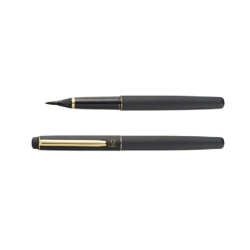 Kuretake Brush Pen Leather-like Brass Body - DV145-1
