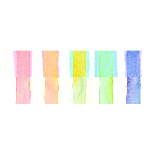 Kuretake Gansai Tambi Watercolour 5 Color Pans Set - Granulating Colors Series 3