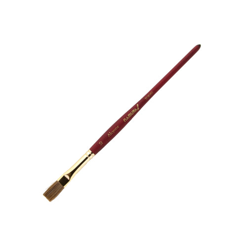 Namura Flat Nylon & OX Brush for Watercolor Alcyone Series - 5 Size