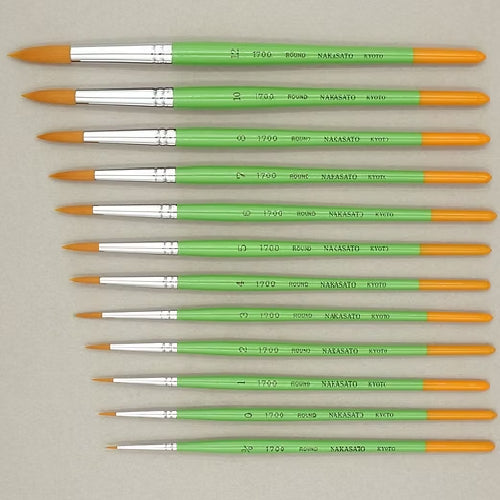 Nakasato Round Tole Painting Brush 1700 Series | Nylon