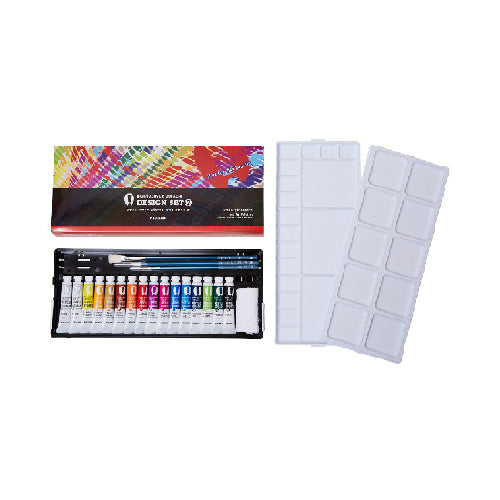 Nicker Fun! Acryl Gouache 12ml x 16 Tubes Wide Set