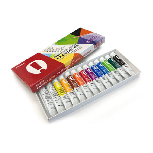 Nicker Fun! Acryl Gouache 12ml x 13 Tubes for Art Education