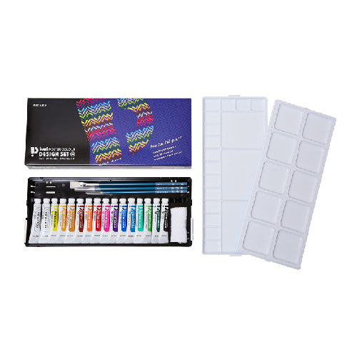 Nicker Fun! Poster Color 12ml x 16 Tubes Design Set
