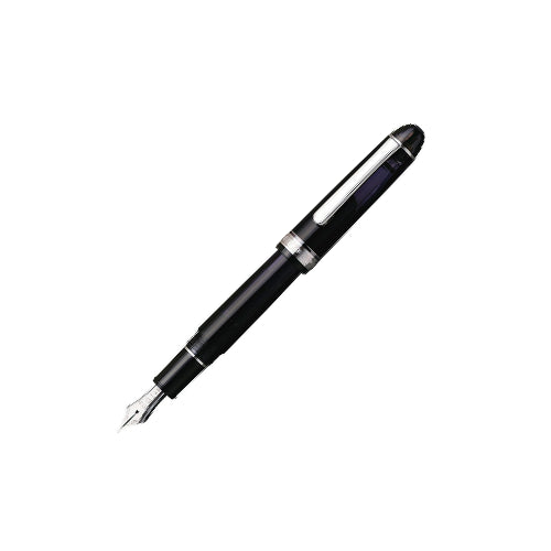 Platinum Fountain Pen #3776 Century 14K Rhodium Plating Nib - Black Diamond Body