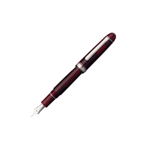 Platinum Fountain Pen #3776 Century 14K Rhodium Plating Nib - Burgundy Body