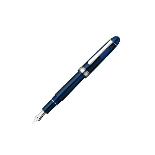 Platinum Fountain Pen #3776 Century 14K Rhodium Plating Nib - Chartres Blue Body