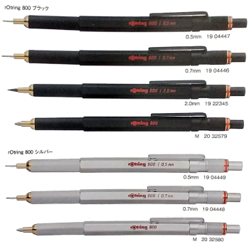 Rotring 800 Series Mechanical Pencil & Ballpoint Pen