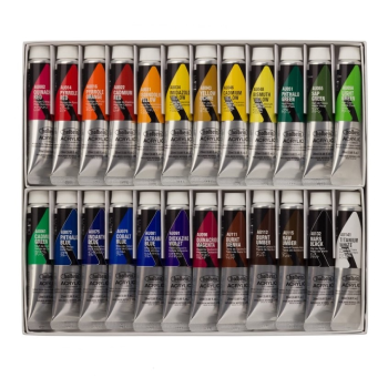 Holbein Artists' Acrylic Colors Heavy Body 20ml x 24ml Set AU995