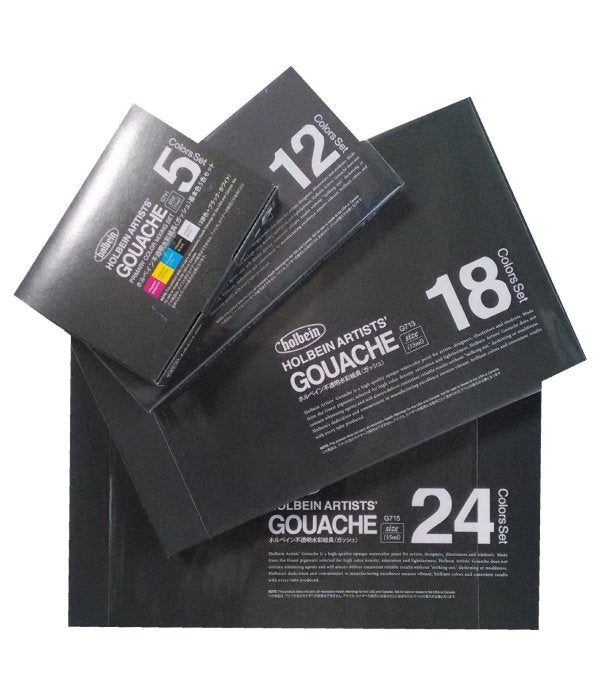 Holbein Artists Opaque Watercolor Gouache 24 Colors Set 15ml Tube G715