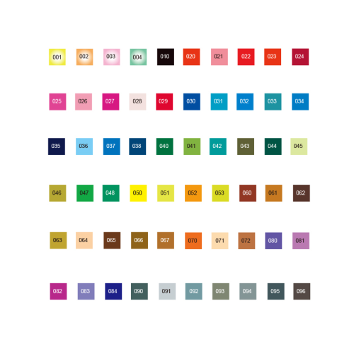 Kuretake ZIG Clean Color Real Brush 60 Colors Set