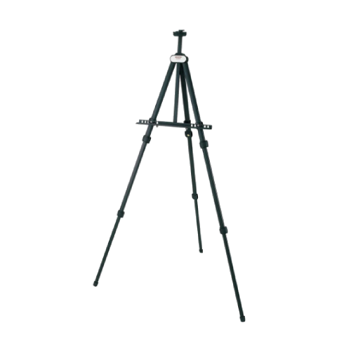 Aluminum 3-tier Easel for Outdoor use 1.03kg / 58.2 - 126.5 cm (Black)