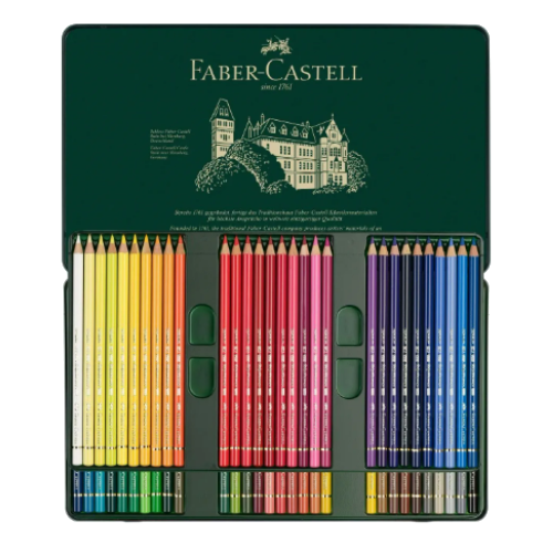 Faber Castell Polychromos Coloured Pencil 60 Colors Set 110060