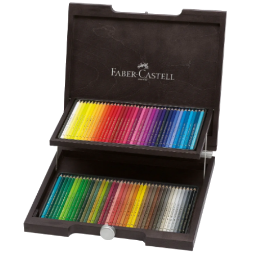 Faber Castell Polychromos Coloured Pencil 72 Colors Set Wooden Box 110072