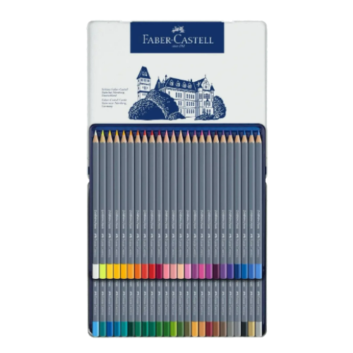 Faber-Castell Aquerelle Watercolor Pencil Goldfaber 48 Colours Set 114648