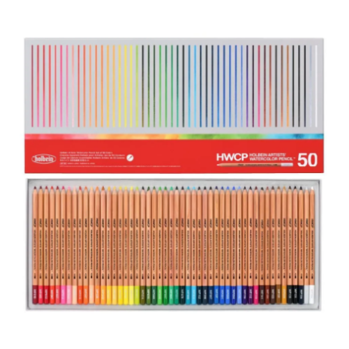 【New】 Holbein Artists' Watercolor Pencil 50 Colors Set