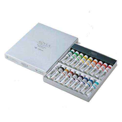 Kusakabe AQYLA Water-based Alkyd Colour 20ml x 18 Colors Set