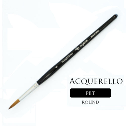 Kusakabe High-grade Nylon Brush Round - Acquerello Series ( Short Handle )