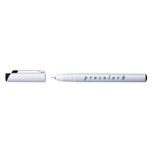 Maxon Procolor2 Water-based Drawing Pen ( Pack of 12 Pens ) - Black 0.05mm - 0.8mm