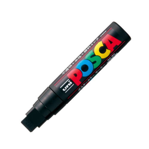 Mitsubishi Posca 15.0 mm Opaque Marker - Single 8 Colors Variation PC ...