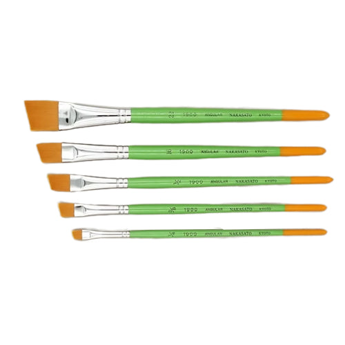 Nakasato Angular Tole Painting Brush 1900 Series | Nylon