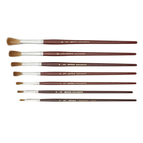 Nakasato Watercolor Brush AR Series | Horse and Pig Hair