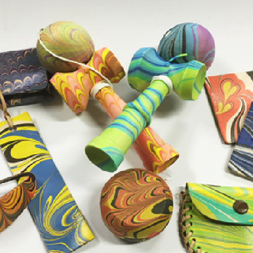 Nicker Marbling Deco 10ml x 6 Color Set - 2 Variation