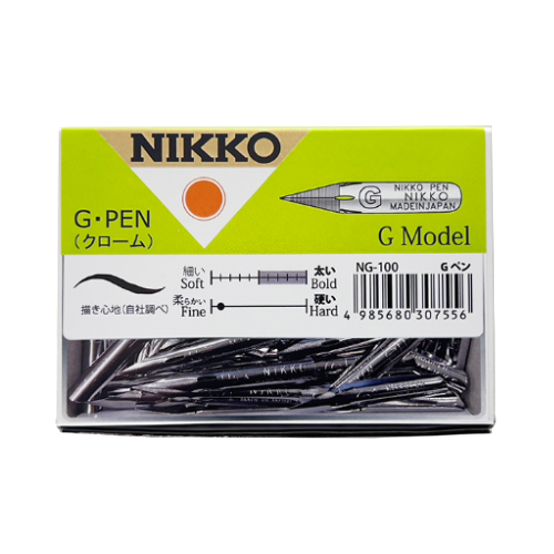 Nikko G-Pen Nib for Manga Comic Artist - 100 Nibs Bulk Pack