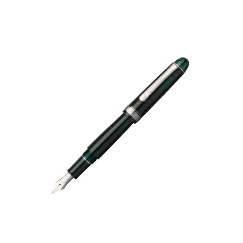 Platinum Fountain Pen #3776 Century 14K Rhodium Plating Nib - Laurel Green Body