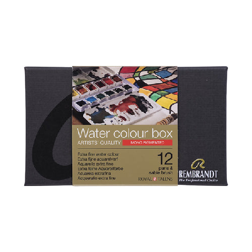 Rembrandt Watercolor Half Pan 12 Colors Mono Pigment Set