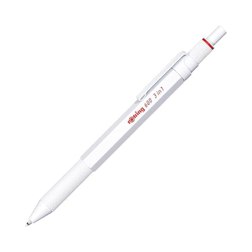Rotring 600 Series 3-in-1 Multi Pen – 0,5 mm Druckbleistift und schwarzer, roter Kugelschreiber