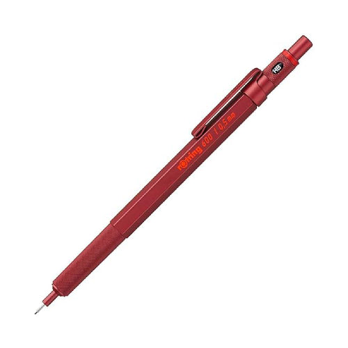 Rotring 600 Series Mechanical Pencil & Ballpoint Pen - Madder Red