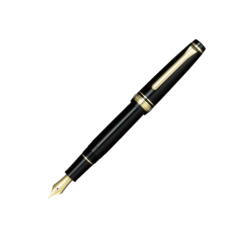 Sailor Fountain Pen PROFESSIONALGEAR Slim Gold Trim -14K Gold Nib