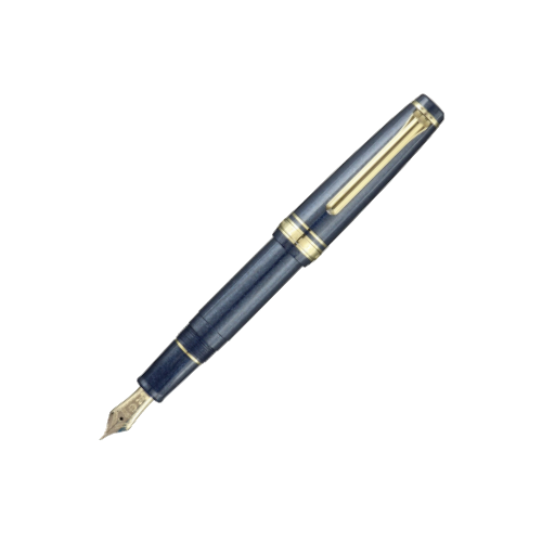 Sailor Fountain Pen PROFESSIONALGEAR Slim Mini Gold Trim - Medium-Fine 14K Gold with Gold plating