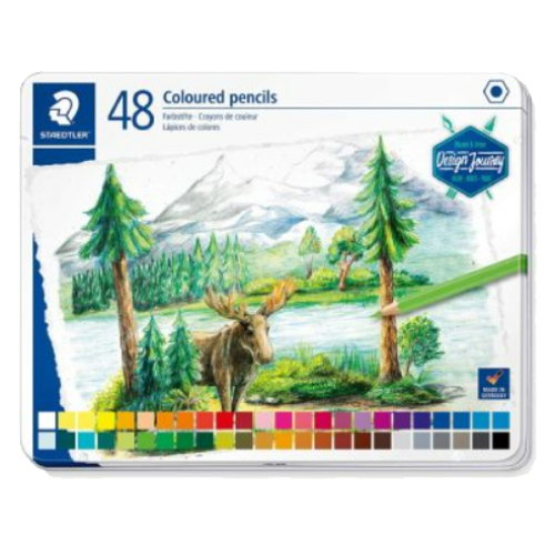 Staedtler Design Journey Coloured Pencil 48 Colors Set