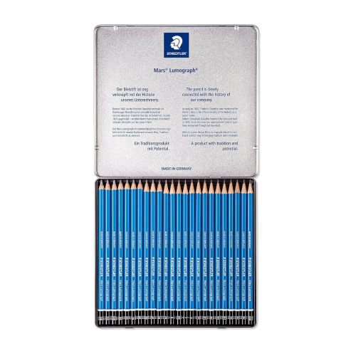 Staedtler Mars Lumograph 24 All Hardness Pencil Set - 100 G24