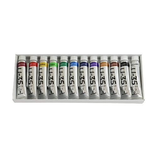 Turner Acrylfarben U-35, 11 ml, 12 Farben im Set