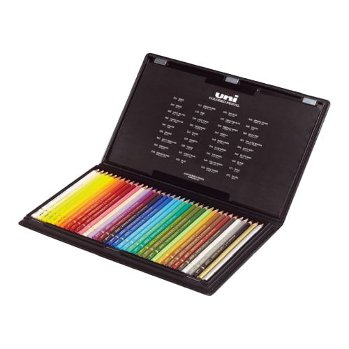 Mitsubishi Pencil Uni Color 36 Colors Pencil Set for Art Work Design