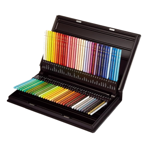 Mitsubishi Pencil Uni Color 72 Colors Pencil Set for Art Work Design