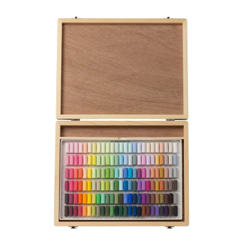 Holbein Soft Pastel 150 Colors Set in Wooden Box