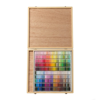 Holbein Soft Pastel 250 All Colors Set in Wooden Box