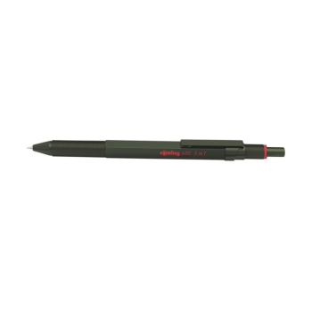 Rotring 600 Series 3 in 1 Multi Pen - Camouflage Green Brass Body