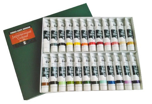 Turner Acryl Gouache Matte 20ml Tube x 24 Colors Japanesque A Set