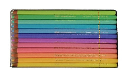 Holbein Artists' 12 Colored Pencil Set - 4 Tone Select ( Basic , Design , Pastel , Portrait )