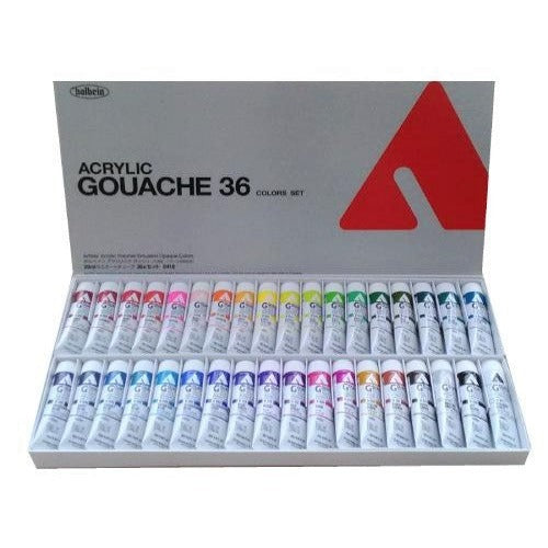 Holbein Acrylic Gouache 20ml X 36 Colors Set D418