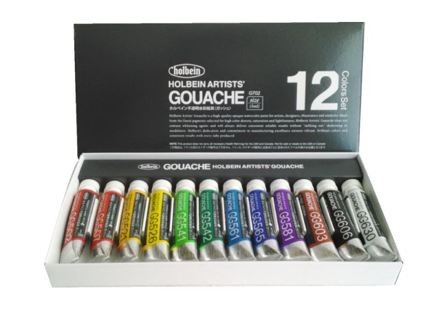 Holbein Opaque Watercolor Gouache Set