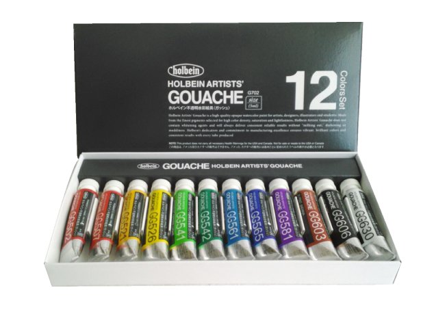 Holbein Opaque Watercolor Gouache Set – Art&Stationery
